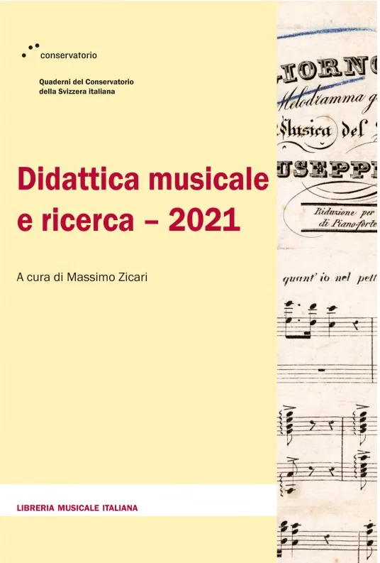 I Quaderni del Conservatorio della Svizzera italiana