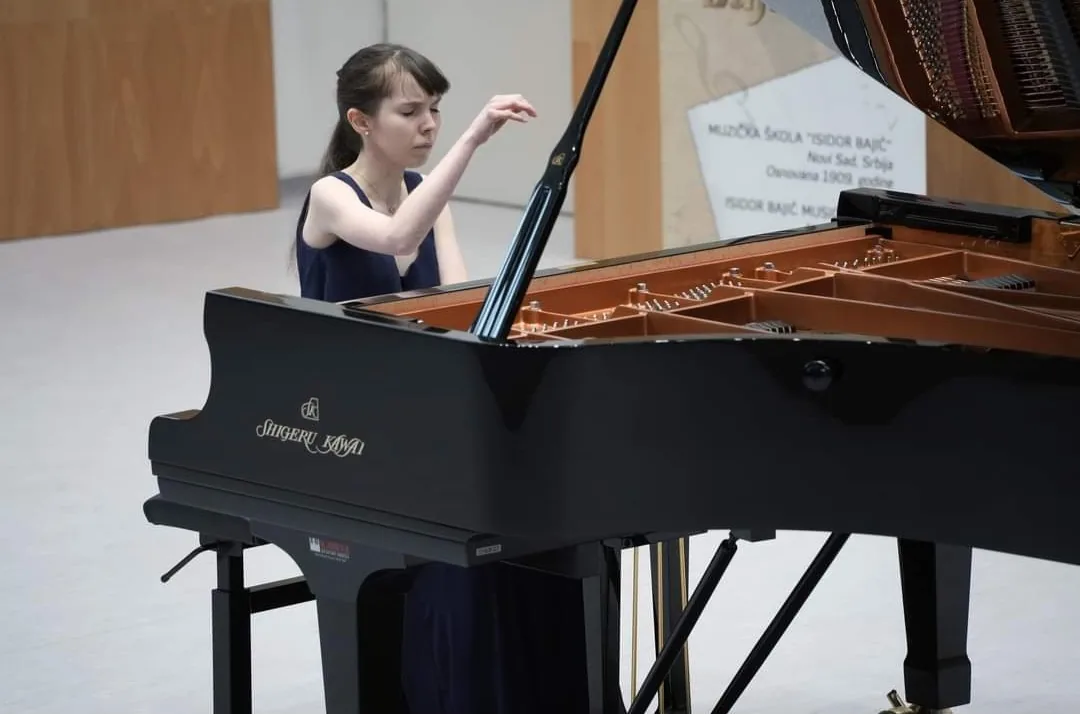 Anna Caterina Binda vince il terzo premio ex aequo all'International Isidor Bajić Piano Memorial Competition a Novi Sad, Serbia