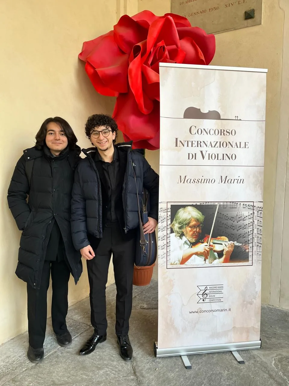 Gianluigi Giosuè Sebastian Sartori e Sergei Mkrtichian hanno vinto il Primo Premio del Concorso Internazionale Massimo Marin